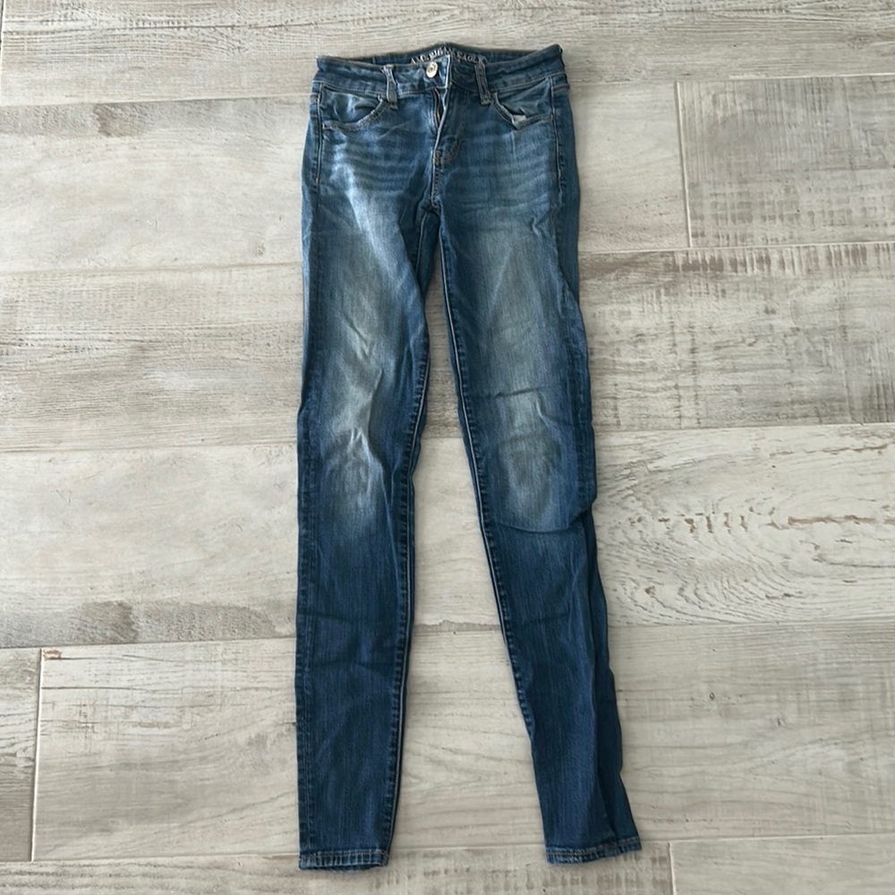 American Eagle skinny jeans size 0 x-long